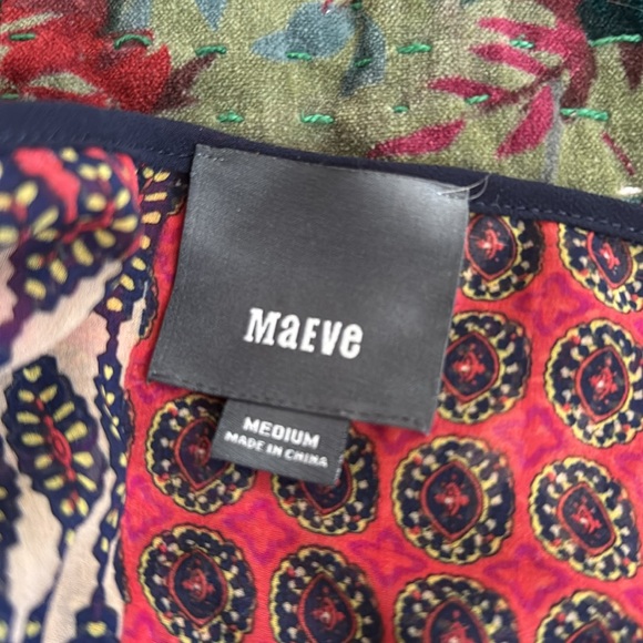 Maeve Anthropologie Large Peasant 60s Boho Dress - Picture 7 of 7